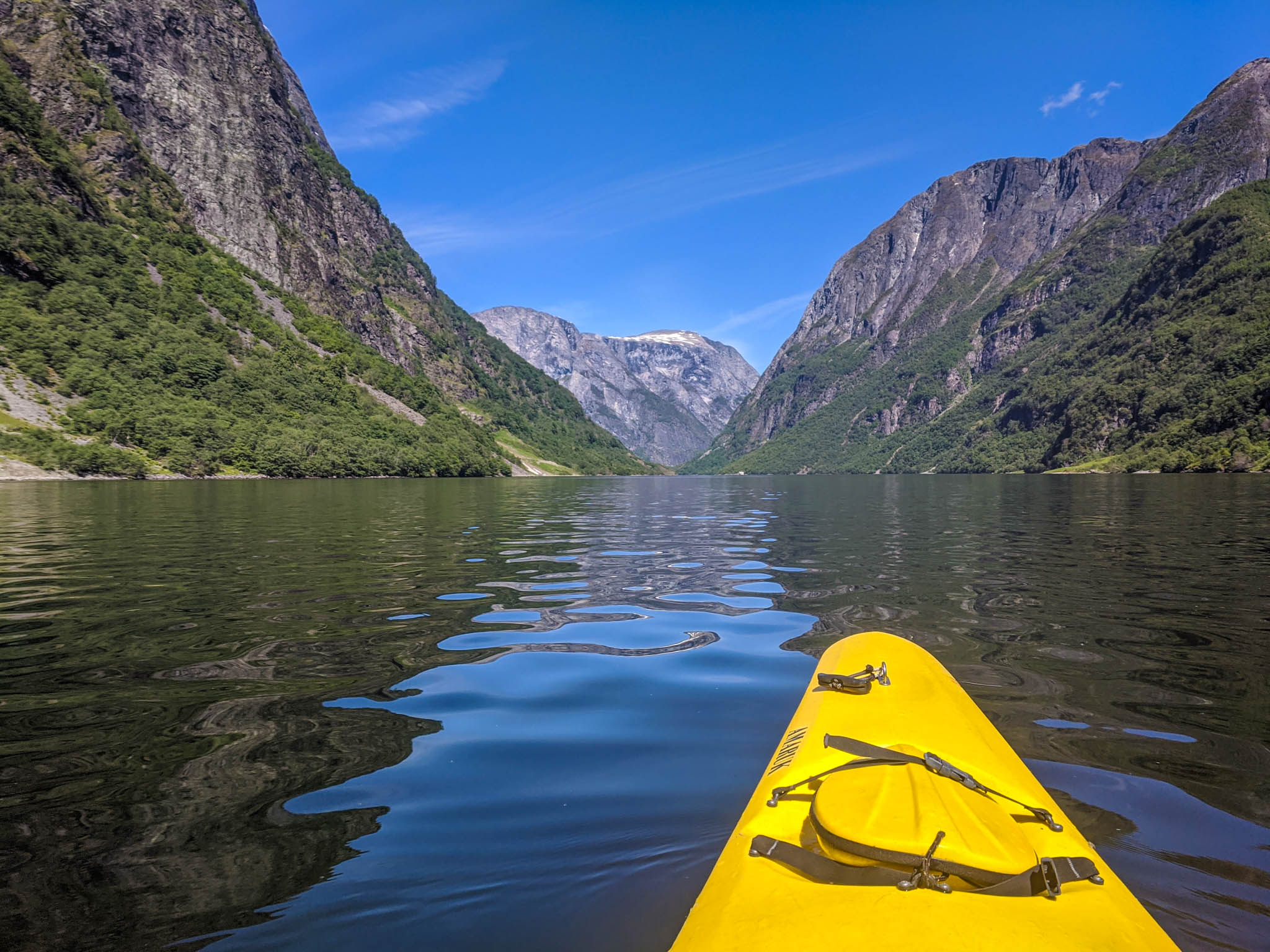 Kayaking Nærøyfjord