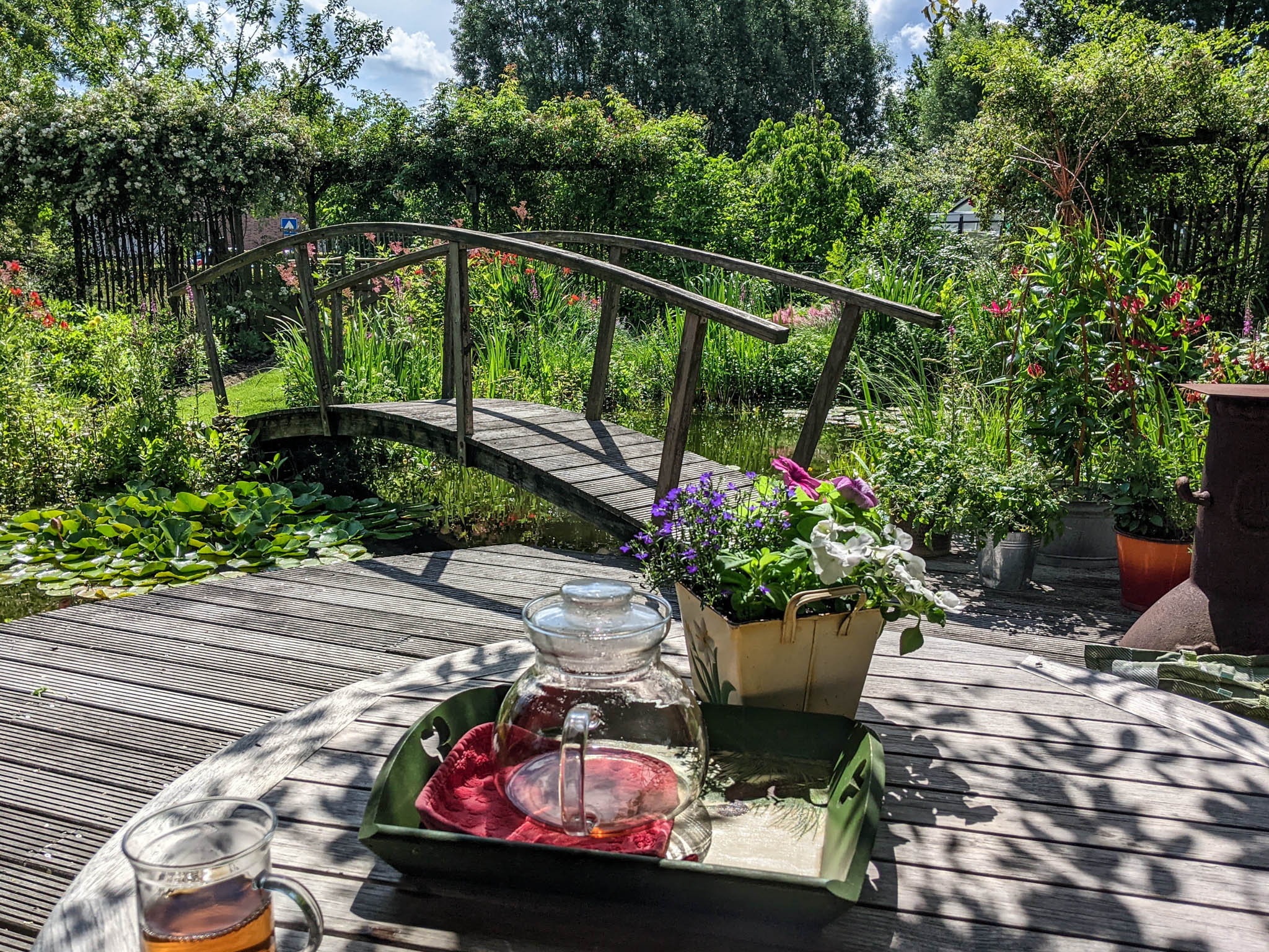 Tea in the garden