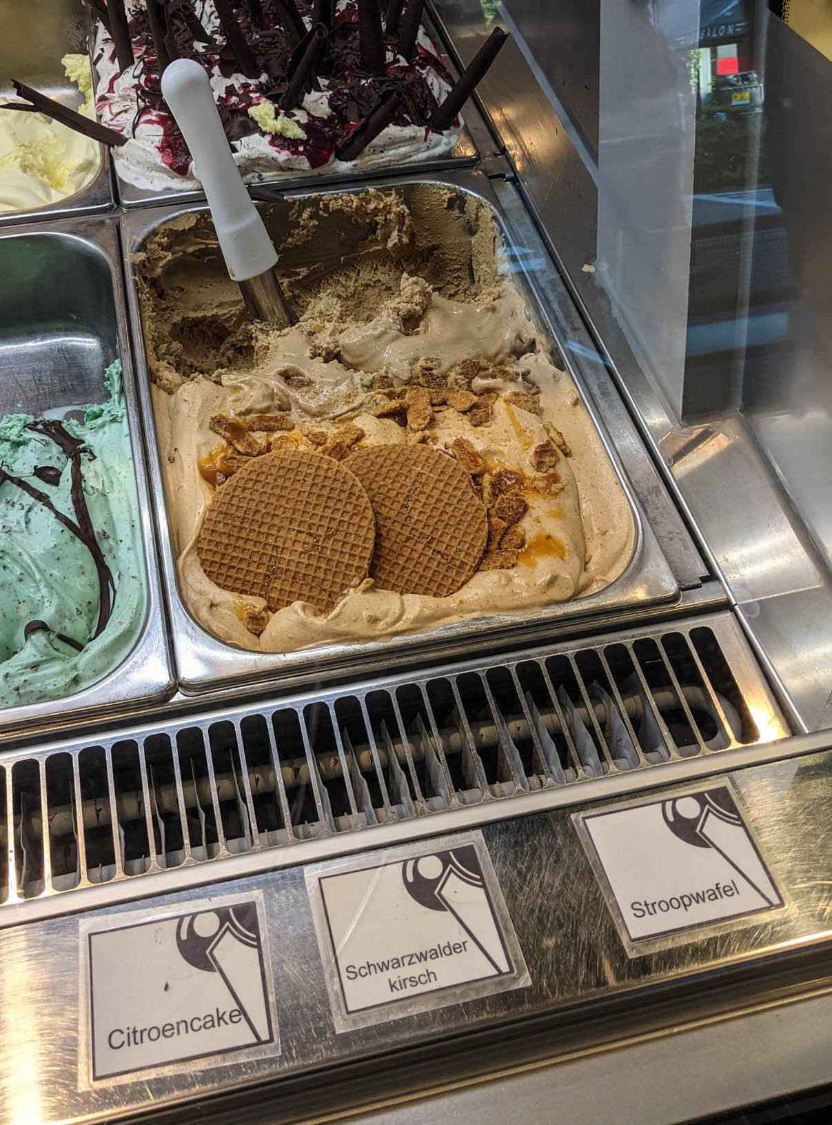 Stroopwafel gelato