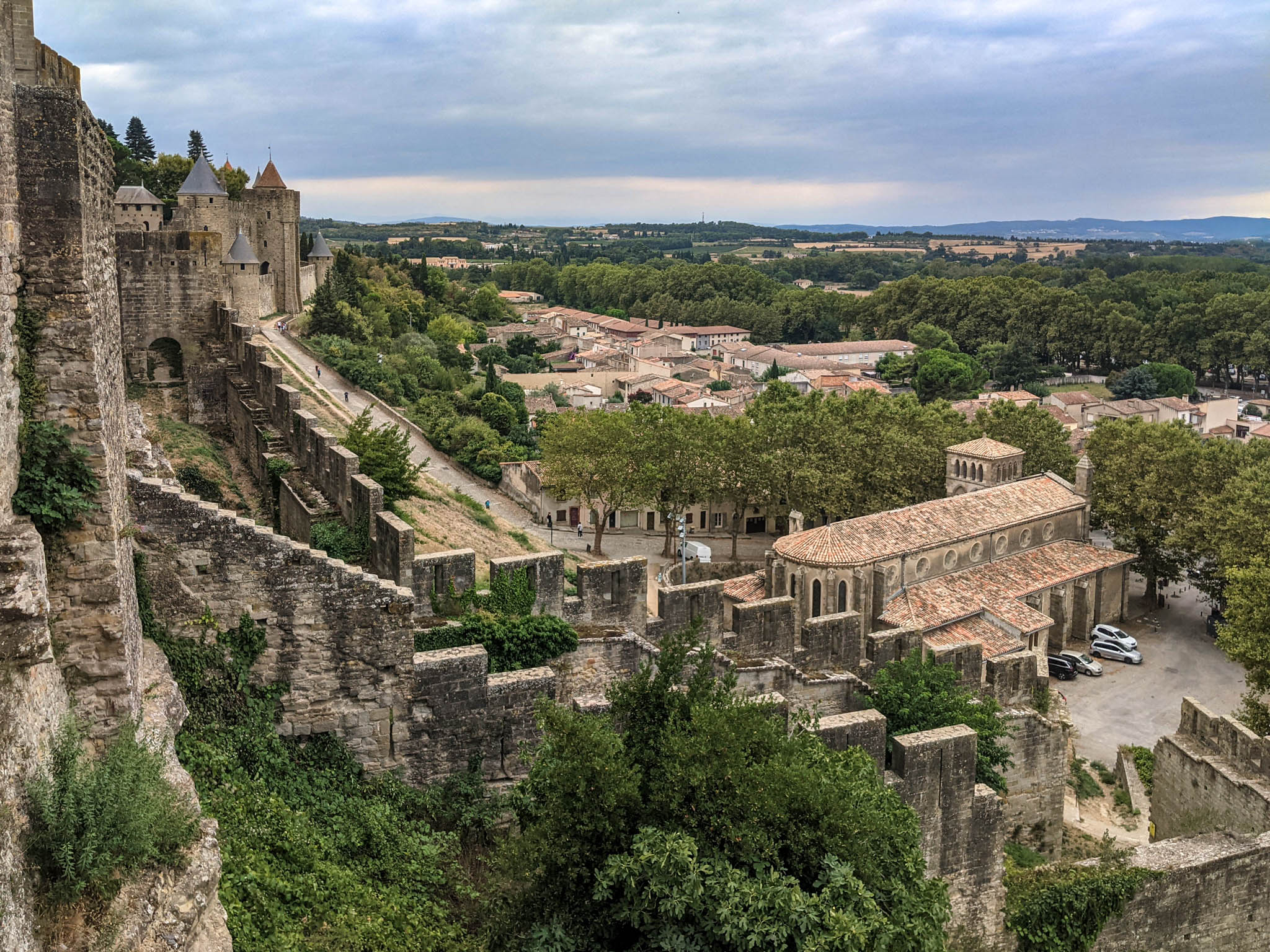 View from Carcassonne's walls